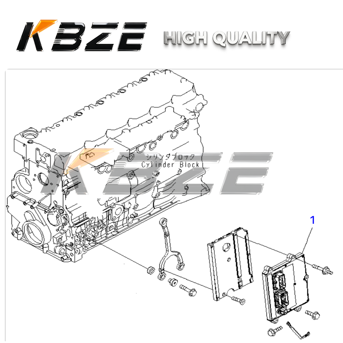 ECU CONTROLLER ASSEMBLY 600-467-3301 DIRECT REPLACEMENTFOR KOMATSU PC200-8MO