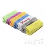 Non - Abrasive Microfiber Cleaning Towel Easy Carrying For Home 30 * 30cm