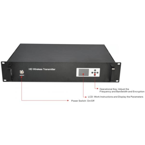 20W COFDM COFDM Wireless Transmitter Mobile Video Transmission System