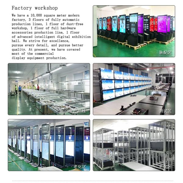 BOE Touchable Advertising LCD Monitor Display Screen 220V For Education