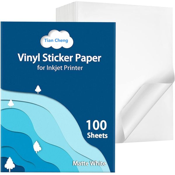 Metallic sticker paper being used in various applications