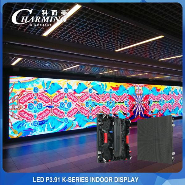 K Series P3.91 LED Display Indoor Outdoor 500x1000mm Waterproof For Advertising