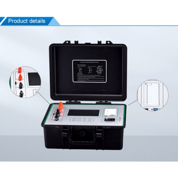 Automatic Capacitance Bridge Test Set Power Capacitor Inductance Tester IP55