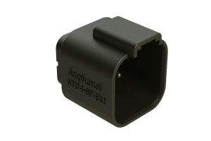 Automotive Board Mount Rectangular Socket AT04-6P-BM04 Amphenol Connector 13A Current Rating For Vehicle PCB Installation