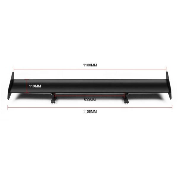 Punched Free Single Layer Aluminum Alloy Car Tail Spoiler