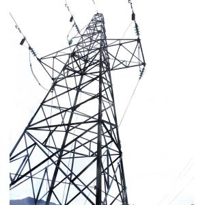 Hot Dip Galvanized 66KV Angular Steel Lattice Electric Transmission Tower