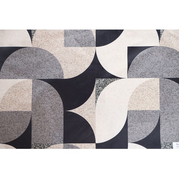 Geometric Patterned Digital Print Velvet For Sofa