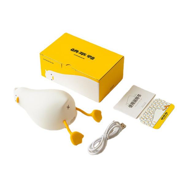 Cute Bedroom Silicone Night Lamp Rechargeable Nursery Nightlight Timer Function Bedside Lamp