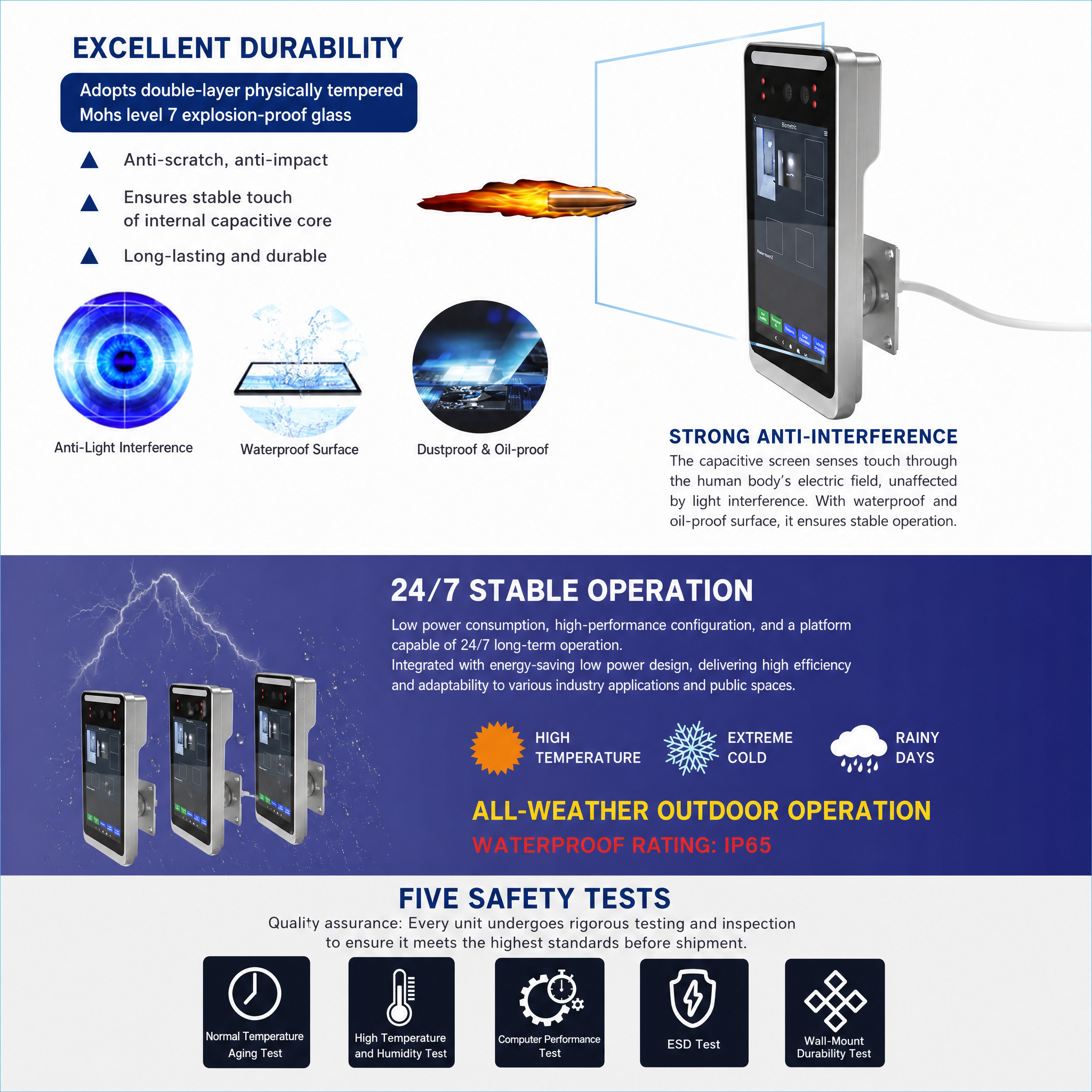 Contactless Dual Iris Recognition Terminal
