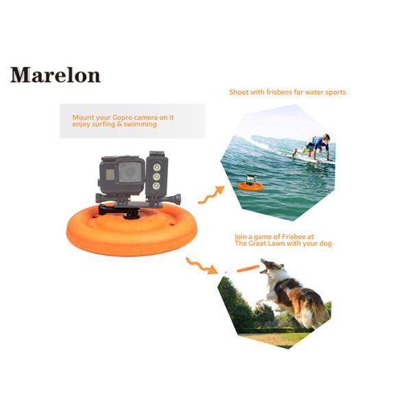 Multi - Function Sports Camera Accessories EVA Floaty Pet Frisbee Mount For Gopro