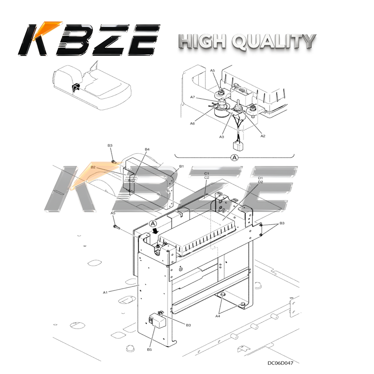 KOBELCO ECU CONTROLLER YN22E00354F5 – RELIABLE ELECTRONIC CONTROL UNIT FOR SK200-8 SK210-8 EXCAVATORS