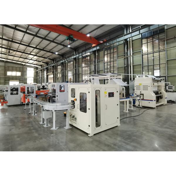 Box Tissue Facical Tissue Folding and Packing Machine Production Line