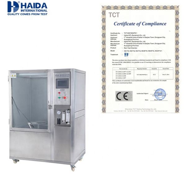 IPX5 & IPX6 Water Shower Test Chamber Electronics Water-proof Testing Simulation Environmental Test Chamber