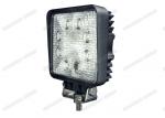 6000K 24W Square LED Off Road Driving Lights 4x4 LED Work Lights For ATV Tractor