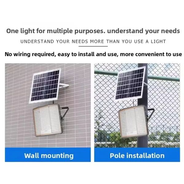 flood light installation
