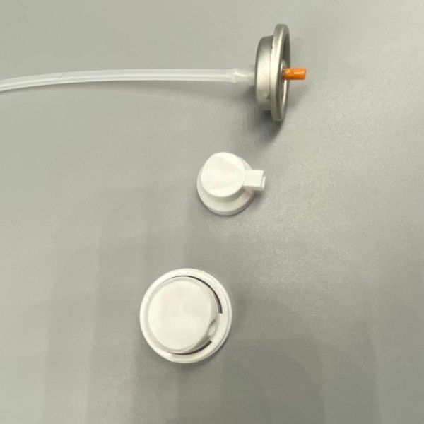 Complete aerosol spray valve system for hair care products