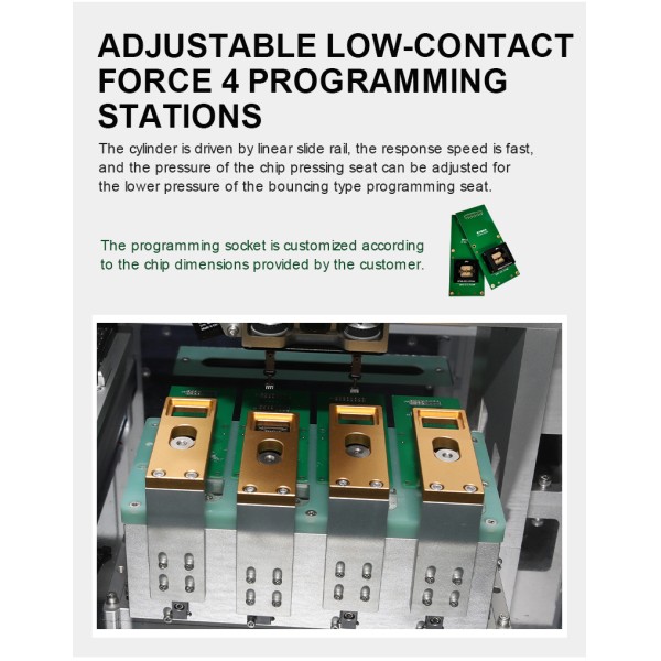 Advanced 2026 High Efficiency Automatic IC Programming Machine KR42-2500-RA Fully Automated Tray and Tape Integrated Chip Burner Tester for SMT