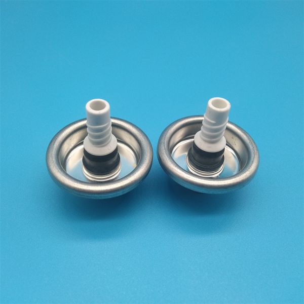 PU Foam Aerosol Valve - Close-up view showing valve mechanism