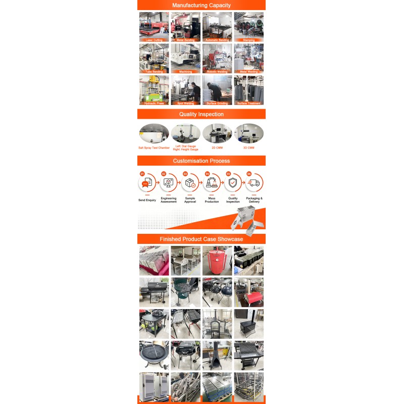 Pull Out Metal Barbecue Grill Foldable For Portable Cooking / Storage