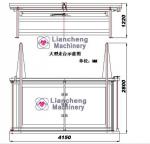 LC-3000 Large size semi-automatic planar screen printing machine large board