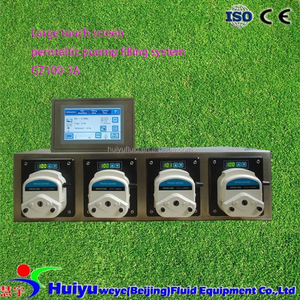 4 Channel Peristaltic Pump Filling Machine IP31 Peristaltic Pump Filling System