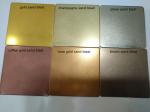 luxury pvd color brown sand blast sheet stainless steel aisi304 316 grade with
