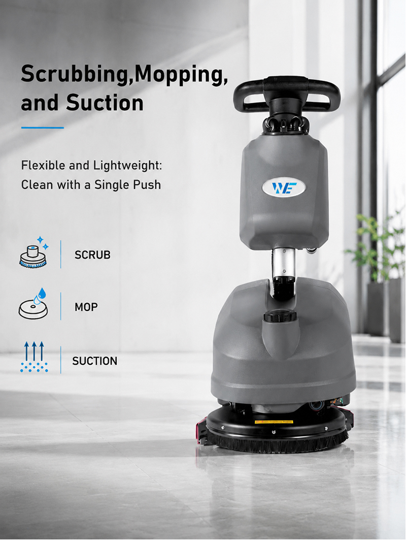 High Efficiency Floor Scrubber Tile Grout Cleaning Machine Suitable for Dining Room School Hospital