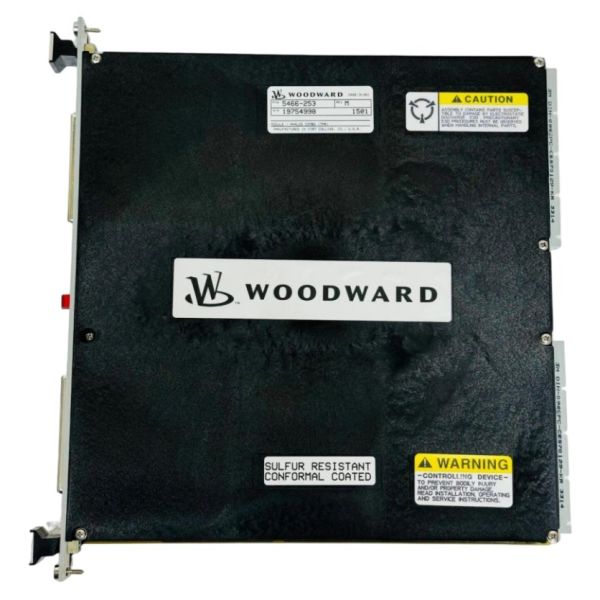 Woodward 5466-258 Discrete I/O Module with 48 Input Channels 24 Output Channels and Compact Design