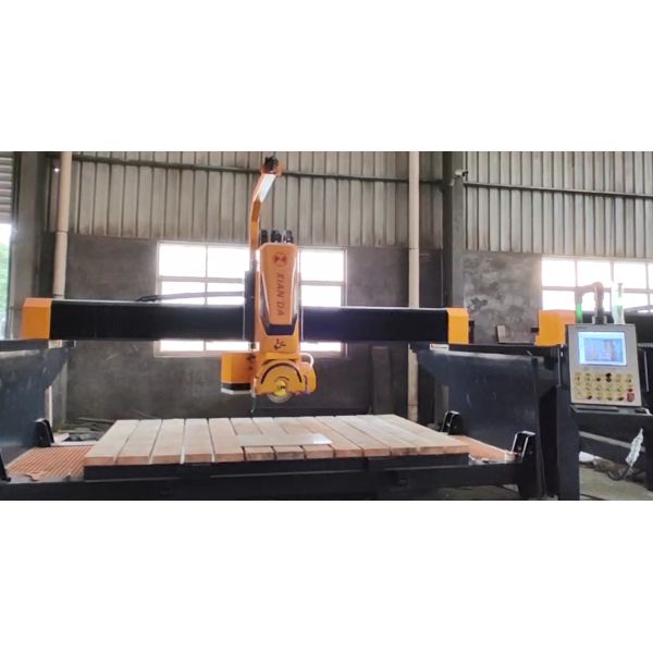 5 Axis Bridge Stone Edge Cutting Machine For Cutting And Shaping Granite