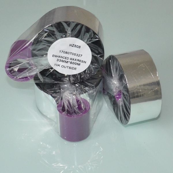22mmx450m Wax/Resin Thermal Transfer Barcode TTR Ribbon For Label Printer Printing Barcode Labels