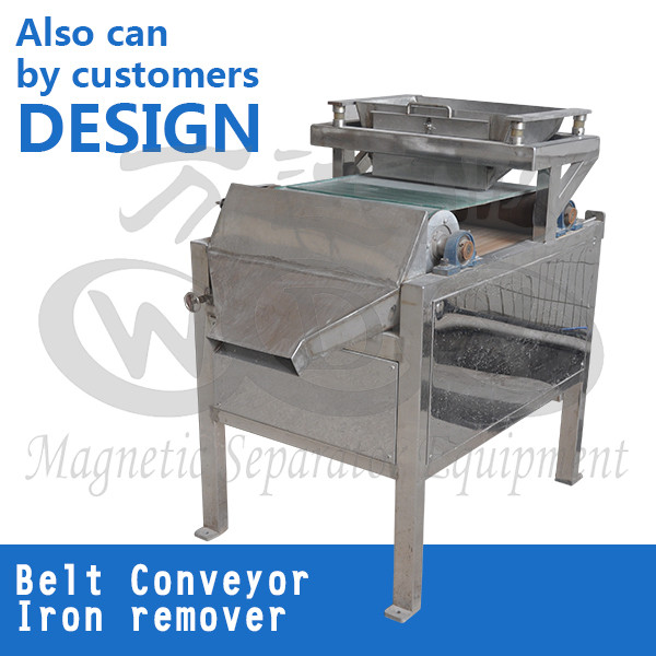 Single Layer Dry Powder Magnetic Drum Separator For Belt Conveyor
