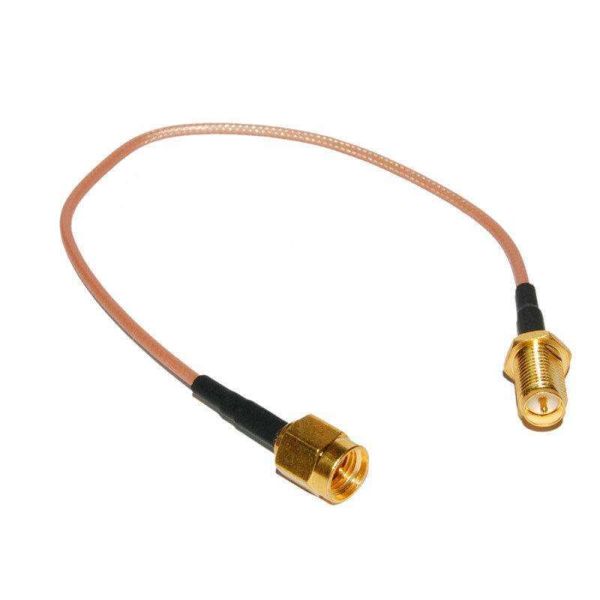 SMA cable connector side profile