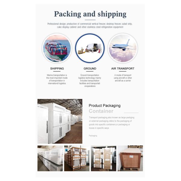 Commercial Kitchen Pizza Salad Prep 201/304 Table Large Capacity Stainless Steel  Refrigerator Marble Surface Workbench