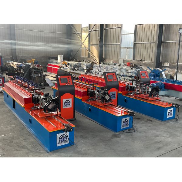 “Servo Motor Driven 2‑in‑1 Double Rows Stud Roll Forming Machine For 49mm & 69mm Drywall Steel Stud Profiles”