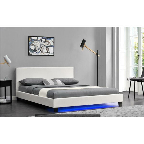 140 X200 CM LED Upholstered Bed