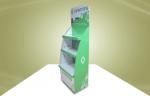 Green Cardboard Display Stands Adjustable Shelves For Health Care Products