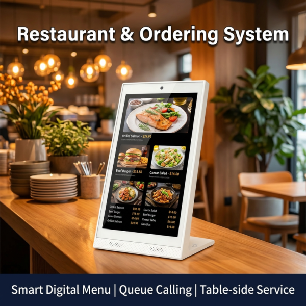 L-Type Desktop Digital Display with Face Recognition, Multi-Touch Capacitive Screen and Full HD Resolution