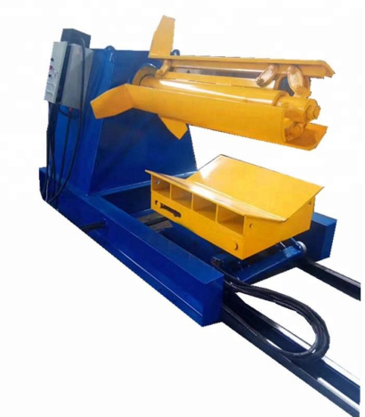 Durable Steel Uncoiler Auto Decoiler Machine With Hydraulic Pump Station For Metal Slitting Line