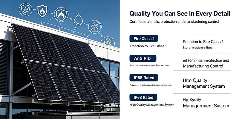 430‑450W Monocrystalline Solar Panel | High‑Efficiency PV Module For Home Rooftop & Off‑Grid Power Supply