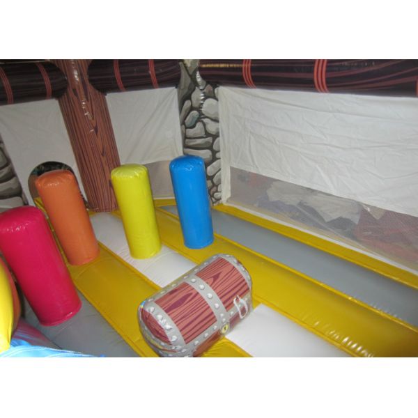 Commercial Pirate Ship Bounce House , Indoor Playground Pirate Ship Bouncer 5 X 6m