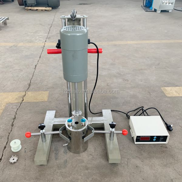 1500W Manual Lift Liquid Lab High Speed Disperser Machine For Liquid
