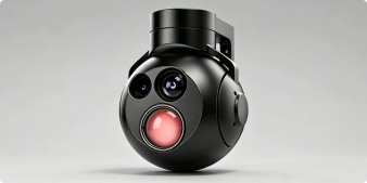 High Resolution Mini 2-Axis UAV EO Gimbal Camera, High Precision, Multi-Spectral Light Sources for Aerial Surveillance & Reconnaissance