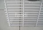 White PVC Coated Wire Mesh Security Fencing 2.4m Height For Factory Machine