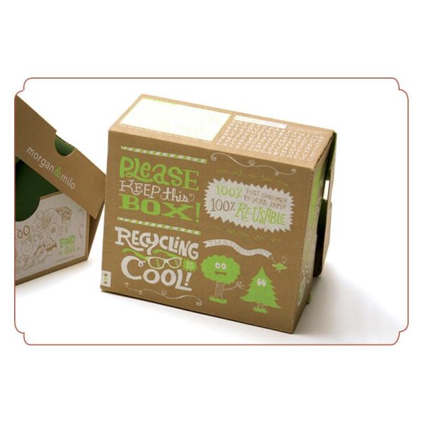 Double Sided Printing Corrugated Paper Box For Clothing