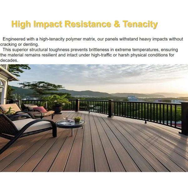 WPC decking used in public dock application