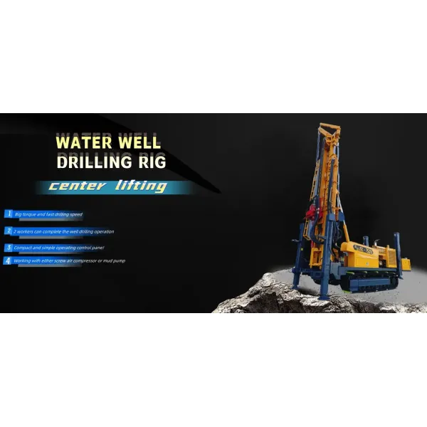 750 type Aquifer Master Water Well Drilling Rig with Powerful Engine