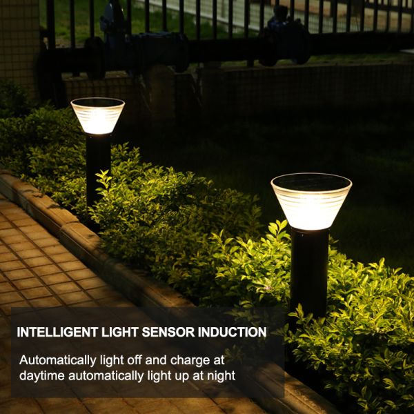 300mm 600mm 800mm Waterproof Solar Garden Lights 18h IP65 Solar Powered Lawn Lights