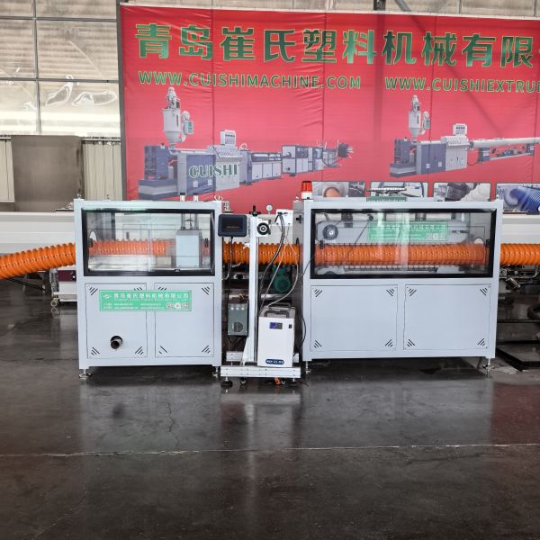 High Performance PE Single Wall Spiral Pipe Manufacturing Machine for Low Tension Electric Cable Sleeving