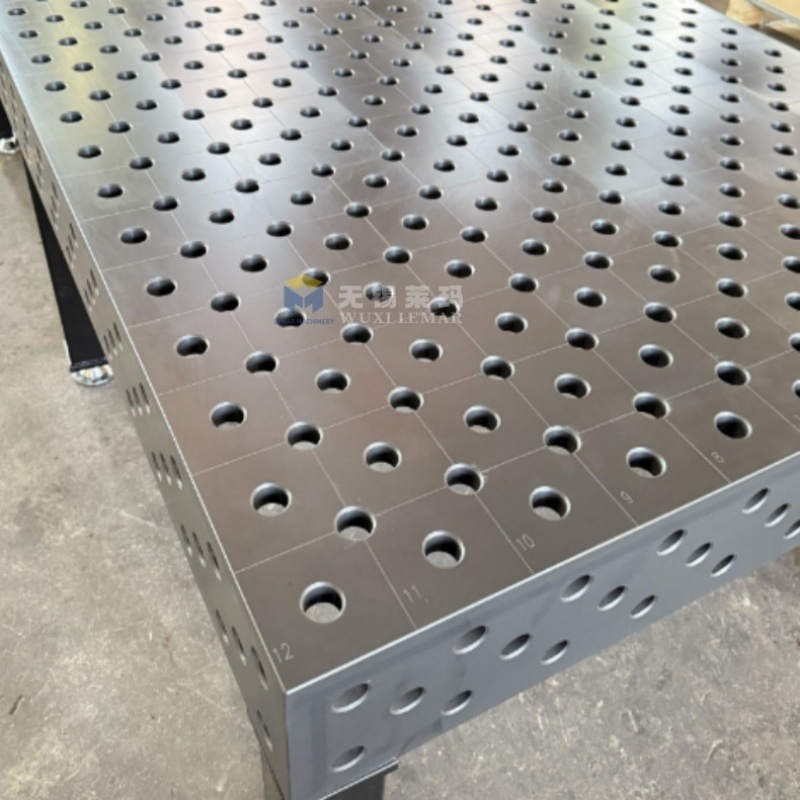 D28 Precision Welding Fixture Table with Interchangeable Clamps and Fixtures