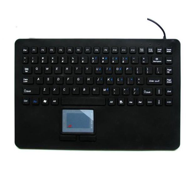 Medical Standard IP68 Waterproof Keyboard with Optical Touchpad , Hospital Use